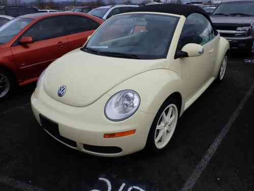 2007 VOLKSWAGEN NEW BEETLE 