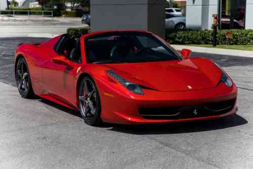 2012 FERRARI 458 SPIDER